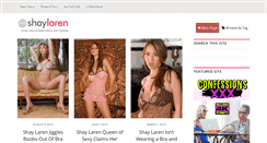 Desktop Screenshot of onlyshaylaren.com